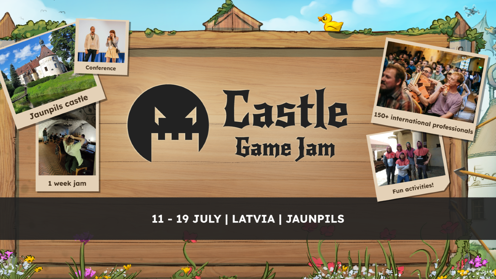 “Castle Game Jam” atgriežas Latvijā: izveido spēli viduslaiku pilī!